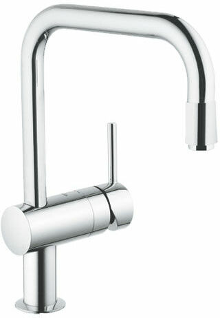 GROHE Mezclador monomando de fregadero Grohe Minta, caño en forma de U con