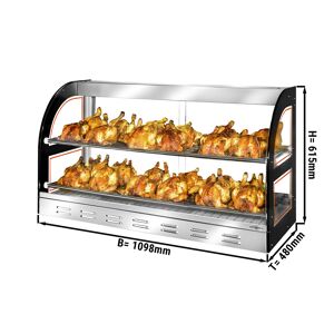 GGM GASTRO - Vitrine chauffante pour poulets