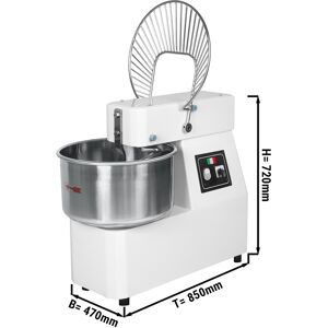 GGM GASTRO - Pétrin à pâte - 42 litres / 38 kg - 2 vitesses - avec cuve fixe