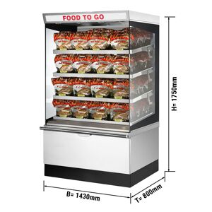 GGM GASTRO - UBERT Vitrine chauffante - 1430x800mm - 4 étagères chauffantes