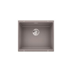 BLANCO SUBLINE 500-U – Évier de Cuisine en Granit pour Meubles Bas de 60 cm de Large – Sous Plan – SILGRANIT – Gris – 523434 - Publicité