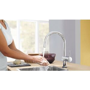 GROHE - Mitigeur évier K monocommande 15 x 21, monotrou, bec haut