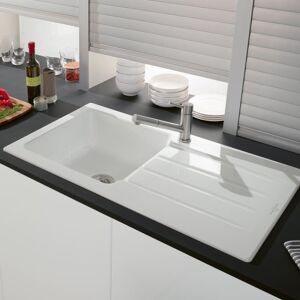 Villeroy & Boch Architectura 60 Évier de cuisine avec égouttoir, réversible, 336001R1HL1,