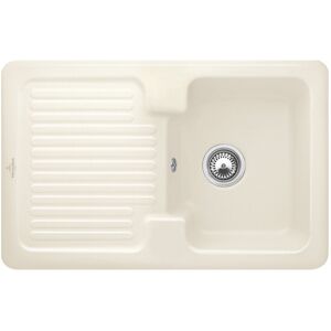 Villeroy & Boch Condor 45 Évier de cuisine avec égouttoir, réversible, 674501FUHL12,