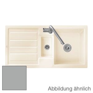 Villeroy & Boch Flavia 60 Évier de cuisine avec bac à déchets et égouttoir, réversible, 330401KDHL34,