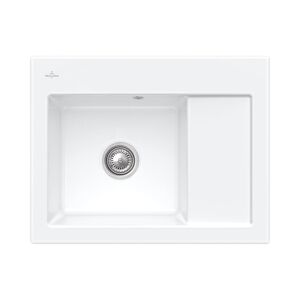 Villeroy & Boch Subway 45 Compact Évier de cuisine avec égouttoir, 331201R1,