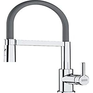 Franke 115.0626.087 Lina Semi-Pro Robinet de Cuisine, Chrome/Gris, Small - Publicité