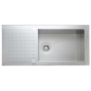 SCD Evier 1 grand bac 1 égouttoir en inox OPUS