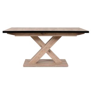 Conforama Table 160 cm avec allonge KEYAH