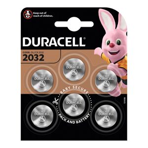 Duracell Blister de 6 piles lithium Duracell 2032 Magenta