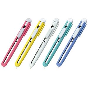 Nt cutter FA-120P, boîtier en plastique, couleurs pastel - Lot de 7 Bleu lavande