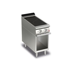 BARON Fourneau sur meuble Induction 2 zones sur placard neutre P700 7kW