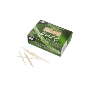 Papstar Cure dents en bois ''pure'' rond 8 cm x 30000