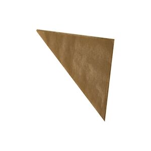 Papstar 1000 Cornets en papier parchemin artificiel 32,5 cm x 23 cm x 23 cm marron 250 g, anti-graisse