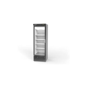 CORECO Armoire Mini Market - - 18/-25C - 1 Porte Vitree Battante - 680X850X2055 - 4 Etageres - Capacite 645L - Ext Noir Int Blanc CVC-751-NB