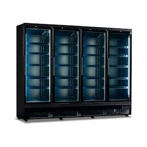 LMC EUROCOLD VISIOGLASS SLIM 3P POS NOIR / NOIR - Vitrines positives à groupe logé -LMC EUROCOLD - 4012091