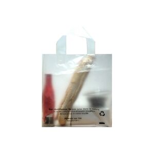 Sac avec anses PEMD opaque 35 x 32 x 17 cm x 500 Evenplast - 187096