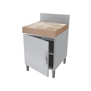 L2G Meuble avec billot bois inox L2G - MBBA128-PBL