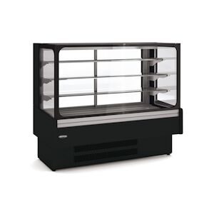 DOCRILUC Vitrine Refrigeree 3 Etageres Vitres Droites - 2 P. Coulissantes Vitrees +2+8 - 1300X 730X1379 - 230/1/50Hz VV-6-13-R