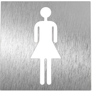 Lioninox Pictogramme inox - toilette femme 120x120x mm