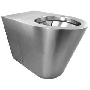 Lioninox Cuvette wc inox déversoir vertical 355x640x390 mm