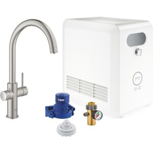 Grohe mitigeur monocommande a C BLUE HOME avec systeme pour 3 types d