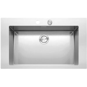 BARAZZA évier MOOD 1LMDR91 (Inox - Acier)