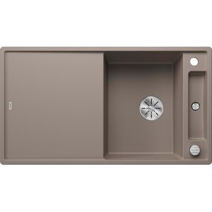 Blanco Axia iii 5 s evier 523212 91,5x47cm, PuraDur tartufo, reversible, avec planche a decouper en bois