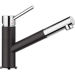 Blanco robinet de cuisine 525038 extensible, SILGRANIT® regard anthracite