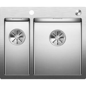 Blanco Claron évier 521647 340/180-IF / A , 60,5 x 51 cm, Inox , avec télécommande de vidange PushControl