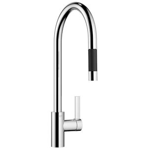 Dornbracht Tara Ultra mitigeur d'evier 33870875-06, coulissant, avec fonction douche, saillie 240 mm, platine mat