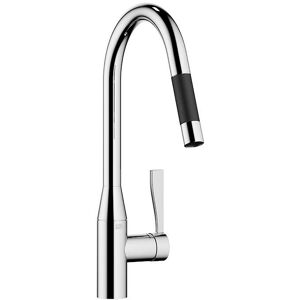 Dornbracht mitigeur d'evier 33870895-06 coulissant, avec fonction douche, saillie 240 mm, platine mat