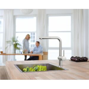 Grohe Minta mélangeur de cuisine 30274DC0 supersteel, bec coulissant - Publicité