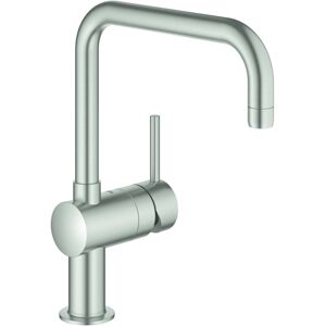 Grohe evier Minta U, pivotant, supersteel