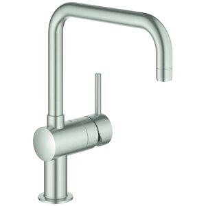 Grohe évier Minta U, pivotant, supersteel