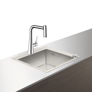 Hansgrohe Combinaison évier Hansgrohe Select C71-F450-01 43207000 chromé , avec sBox, 1 lavabo principal