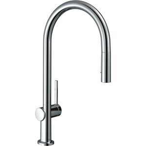 Hansgrohe Talis M54 mélangeur de cuisine 72801000 avec douchette extractible 2jet, sBox, chrome - Publicité