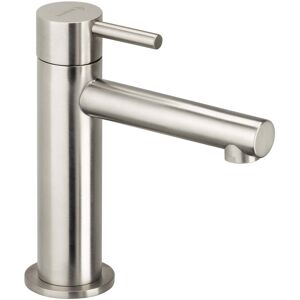 Robinet de colonne Herzbach Design iX garniture de vidange sans allumette0 , pour eau froide, acier inoxydable brossé