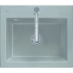 Villeroy und Boch Villeroy & Boch Subway évier encastré 330901KD avec jeu de déchets et fonctionnement manuel, fossile