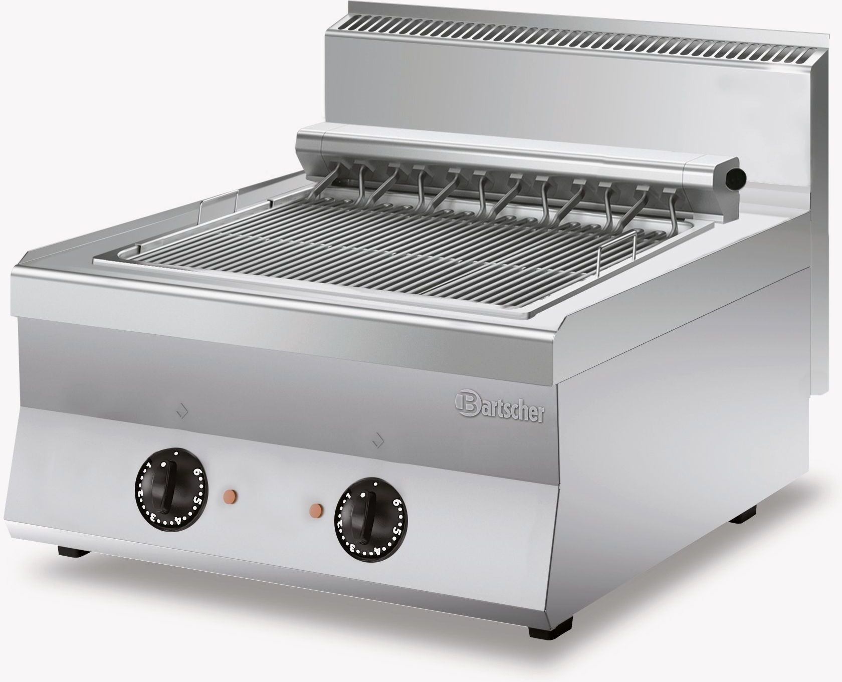 Bartscher Grill nervure en fonte electrique