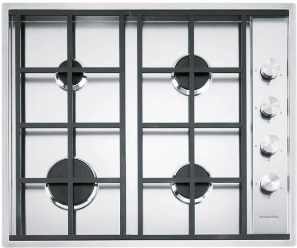 BARAZZA plaque de cuisson LAB 1PLB4 (Inox - Grilles et bruleurs en fonte)