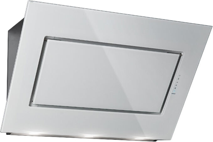 FALMEC hotte murale QUASAR (Blanc 90 cm - Acier Inox / Verre)