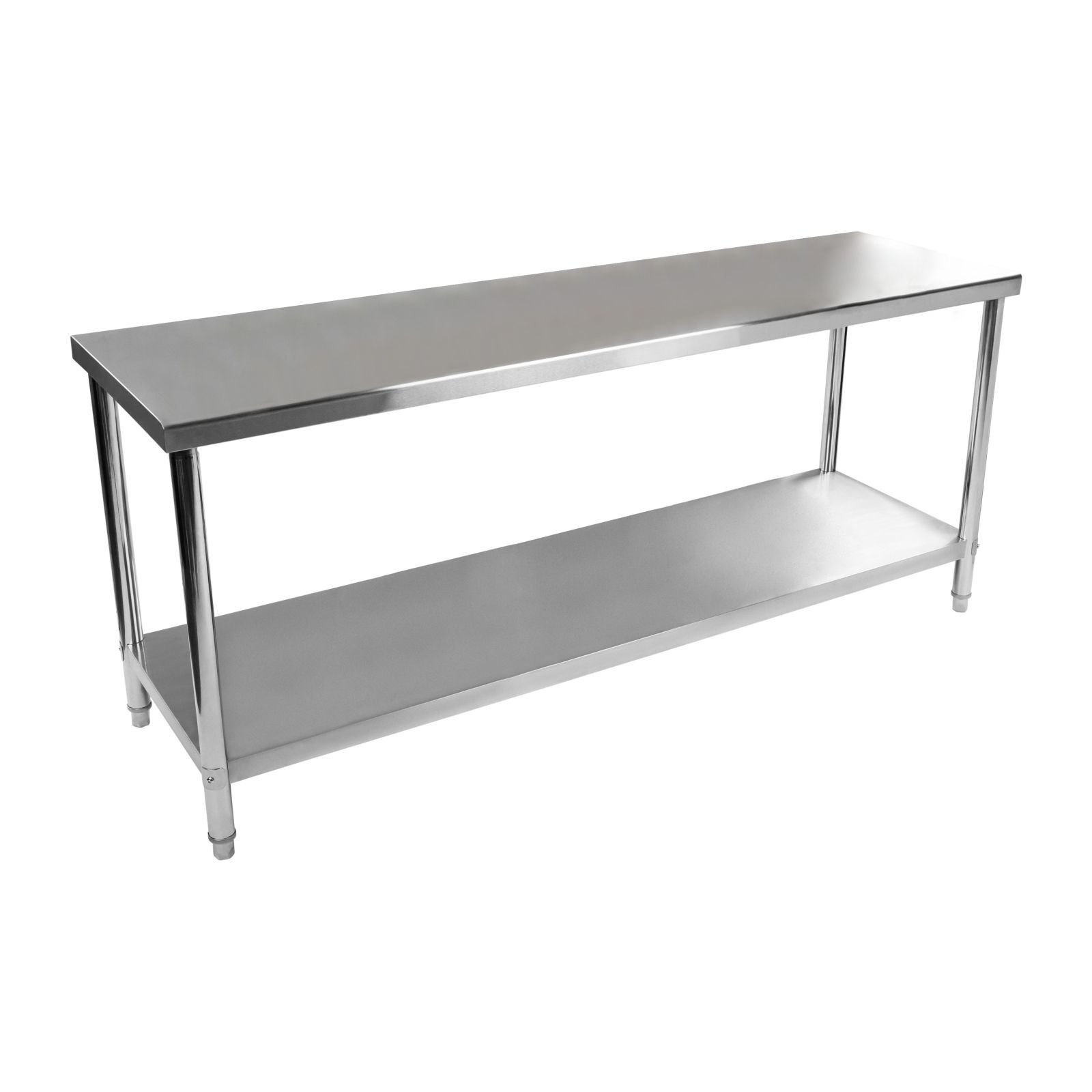 Royal Catering Stainless Steel Work Table - 200 x 60 cm