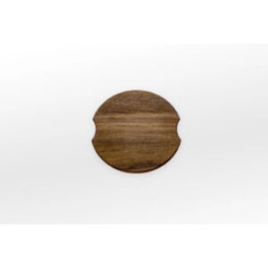 Ⓜ️🔵🔵🔵👌 Alpes  TL Ø 26  -Tagliere tondo Ø 26 cm, in legno di teak adatto per vasche
