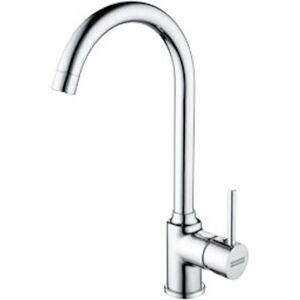 Franke Miscelatore da cucina Pola Spout collo di cigno argento,  cromato