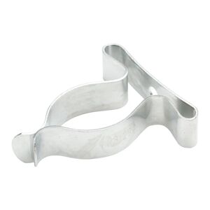 STANDERS Clip fissaggio zoccolo per piede  in acciaio L 38 x H 46 mm