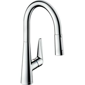 Hansgrohe Miscelatore monocomando per lavello con doccetta estraibile Talis M51 2Jet cromo