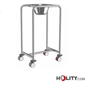 Carrello Portacatini Inox H624_03