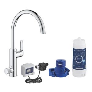 Grohe Miscelatore Lavello Blue Pure Eurosmart Con Sistema Di Filtrazione Acqua A 5 Fasi