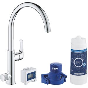 Depuratore Acqua Grohe Blue Pure Eurosmart Set Miscelatore Lavello Cucina + Filtro (30383000)